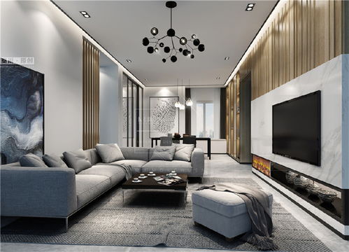 莫川設計 · 山語海86平米現代簡約風格裝修案例